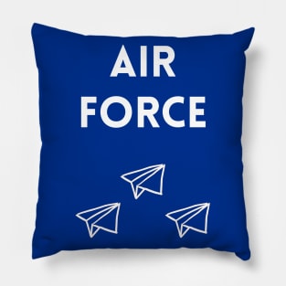 Military Air Force Paper Airplanes Pillow