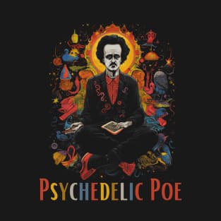 Funny Psychedelic Edgar Allen Poe T-Shirt