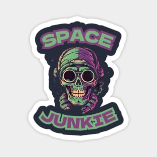 Space Junkie Logo Magnet