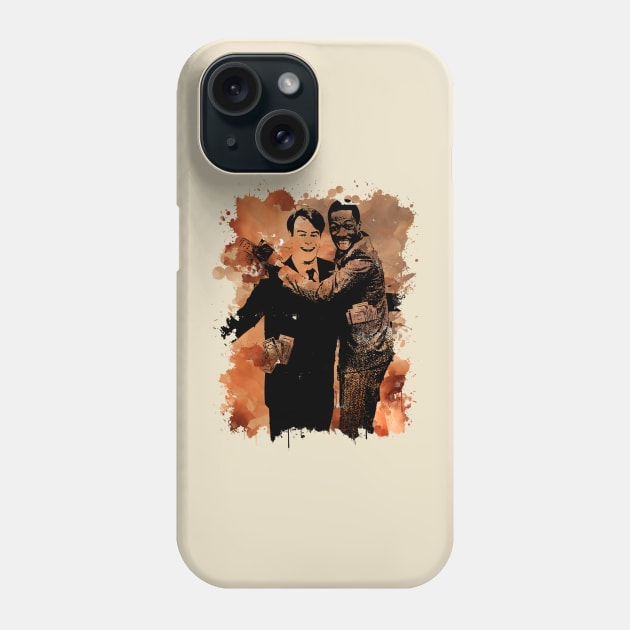 Trading Places - Brown Watercolor Splash Phone Case by sgregory project