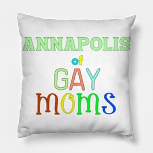 lgbt pride Annapolis Pillow