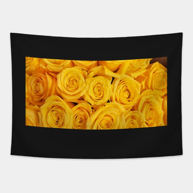 Yellow Roses Tapestry by laceylschmidt