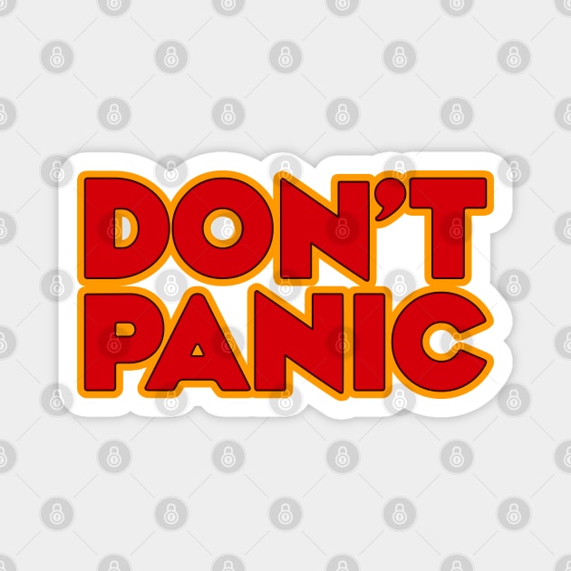 Don't Panic Magnet by WayBack