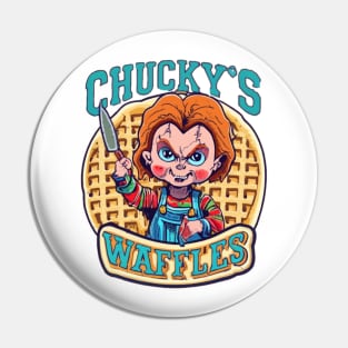 Chucky's Waffles Pin