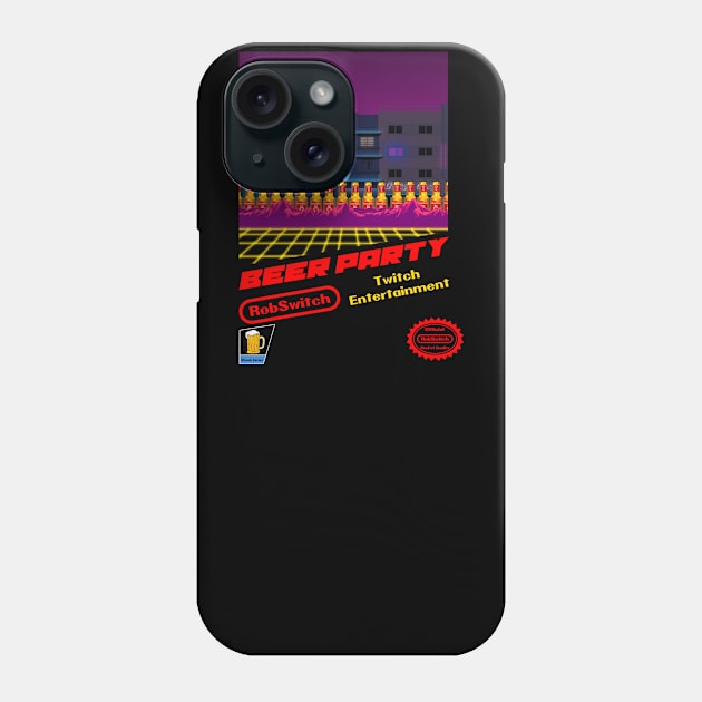 8bit Beer Party Phone Case by RobSwitch