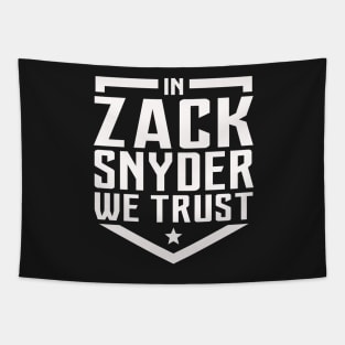 In Zack Snyder we Trust Tapestry