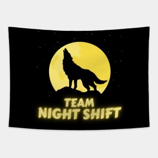 Team Night Shift Tapestry