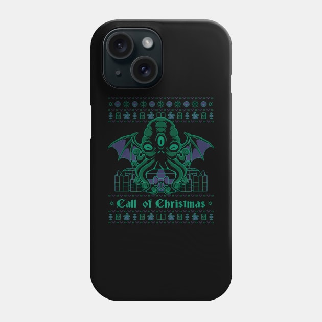 A Lovecraft Christmas Phone Case by xMorfina