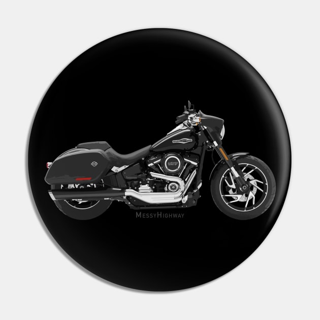 Harley-Davidson Sport Glide black, s Pin by MessyHighway