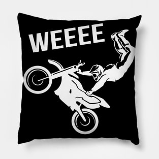 Motocross Motocrosser Fun Pillow