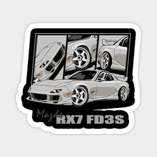 Mazda RX7 FD3S, JDM, Japanese cars Magnet