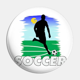 Soccer player Pin