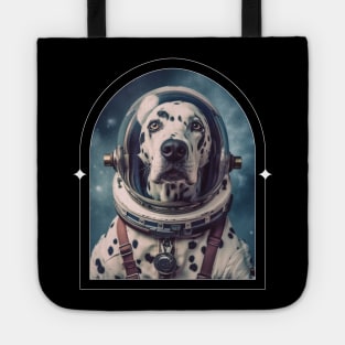 retro astronaut dog Tote