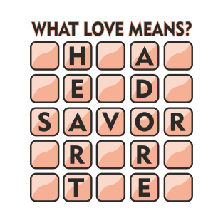 Scrabble Board with Love T-Shirt