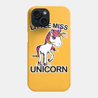 Little Miss Unicorn Phone Case