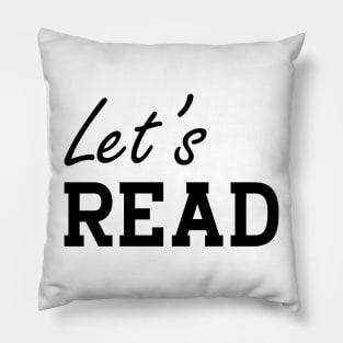 Reader - Let's Read Pillow