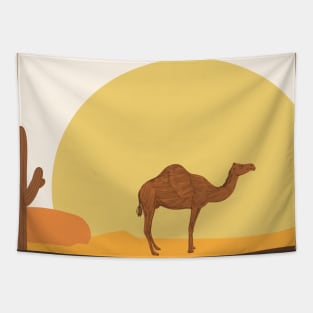 Camel on the desert Tapestry