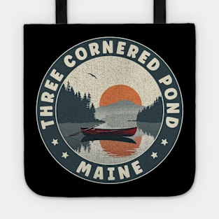 Three Cornered Pond Maine Sunset Tote