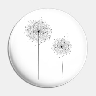 Dandelions Pin