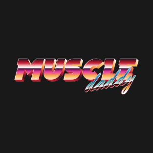 Muscle Daddy (Vaporwave Retro) T-Shirt