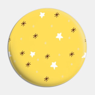 Yellow Galaxy Pin