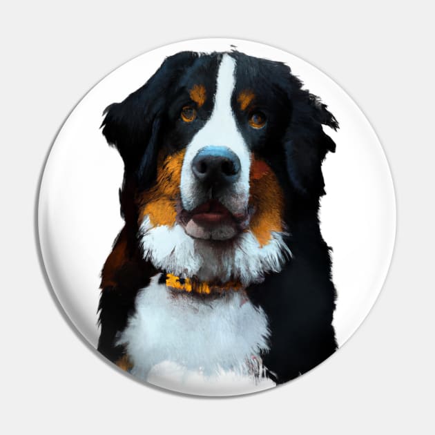 Cute Bernese Mountain Dog Drawing Pin by Play Zoo