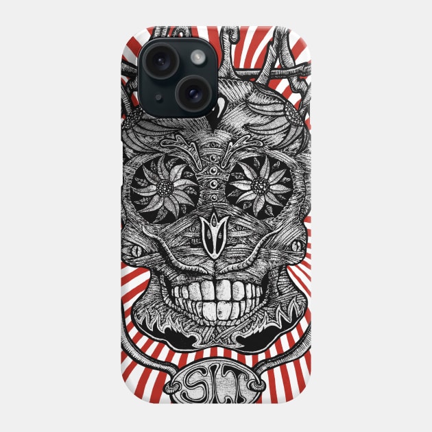 Mexican skull, day of the dead cinco de mayo Mexico Sugar Phone Case by miskel