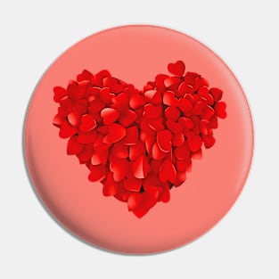 Full of Love Heart Pin