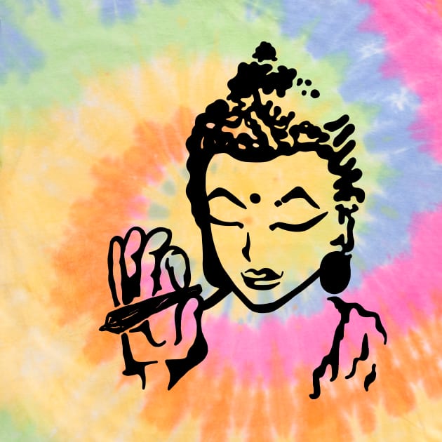 Buddha Was A Stoner T-Shirt by iCECREVM