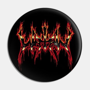 Watain Fire Logo Pin