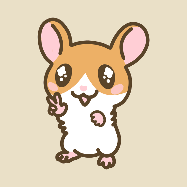 Peace Hamster by Ratfrens