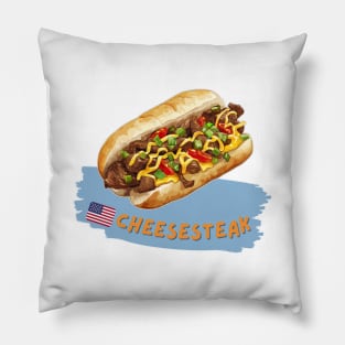 Cheesesteak | Traditional American cuisine Pillow