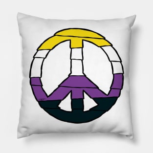 peace (nonbinary) Pillow