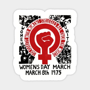 Women's March 1976 Magnet