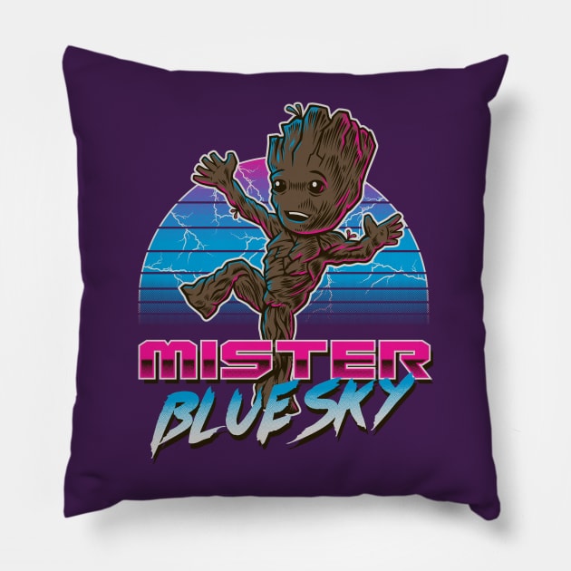 Mr Blue Sky Pillow by Nemons