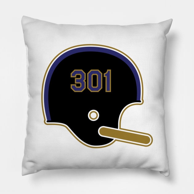 Baltimore Ravens 301 Helmet Pillow by Rad Love