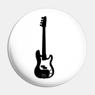 Pixel style bass guitar Pin