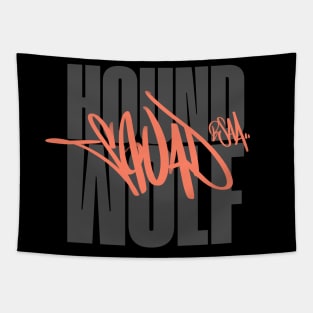 Hound Wolf Squad Tapestry