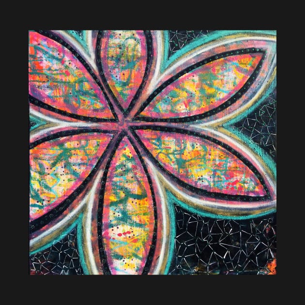 Starstruck Bloom - an activated Inner Power Painting by mellierosetest