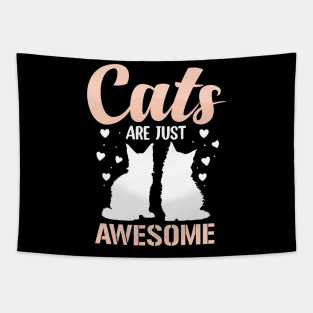 Cats Are Just Awesome Tapestry