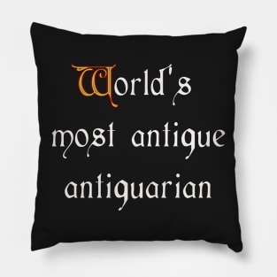 World's Most Antique Antiquarian Pillow