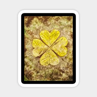 Lucky Four-Leaf Clover Magnet