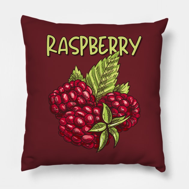 Raspberry Pillow by Viking Age