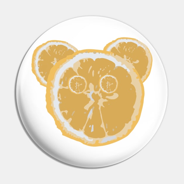 Lemon Bear Pin by DARNA