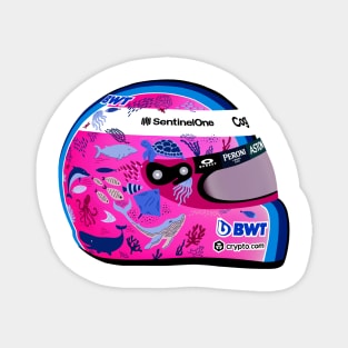 Sebastian Vettel - Turkish GP Helmet 2021 Magnet