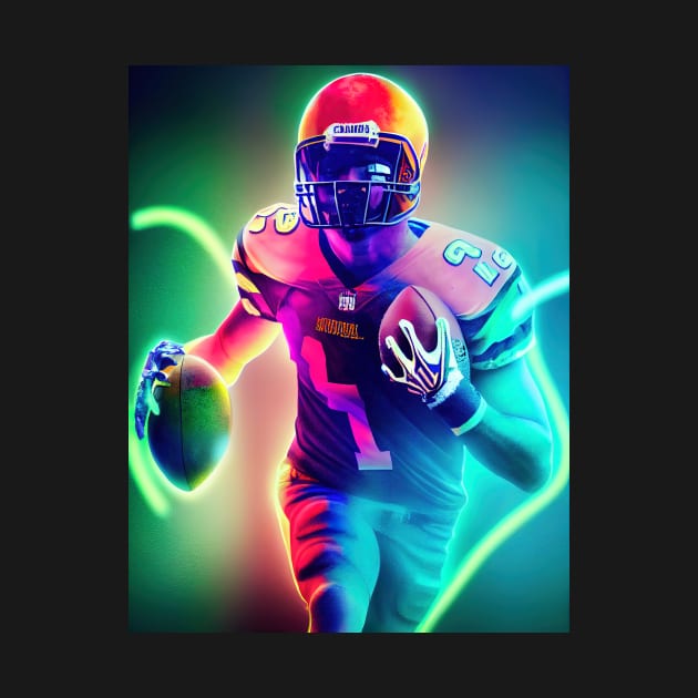 Football Player Hall T-Shirt by ComicsFactory