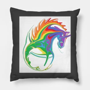 Fantastical Rainbow Pillow