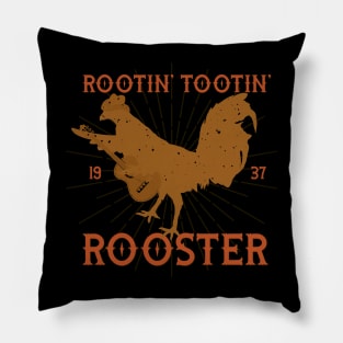 Rootin' tootin' cowboy rooster Pillow