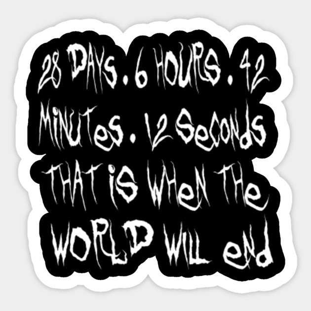 Donnie Darko Quote Donnie Darko Sticker Teepublic