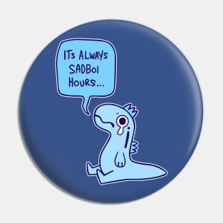 Sadboi hours - blue Pin